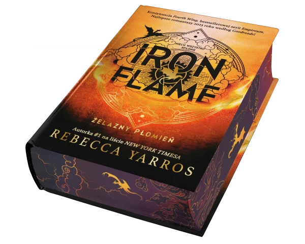 Iron Flame | Żelazny płomień | Tom 2 serii Empireum | kontynuacja Fourth Wing | romantasy 2023 | Rebecca Yarros