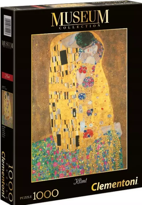 Puzzle 1000 elementów. Museum. Gustav Klimt. Pocałunek