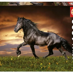 Puzzle Educa 1000 elementów Educa Puzzle 1000 el. Kłusujący koń 8412668195554