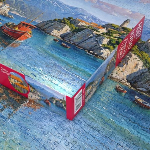 Puzzle 1000 elementów. Wioska nadmorska 30912