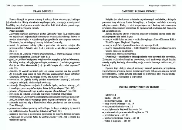 Księga dżungli (wydanie z opracowaniem i streszczeniem)