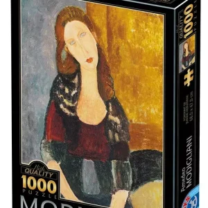 Puzzle 1000 elementów. Modogliani, Portret Jeanne Hebuterne