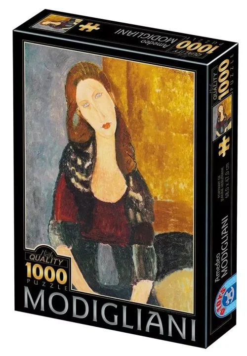 Puzzle 1000 elementów. Modogliani, Portret Jeanne Hebuterne
