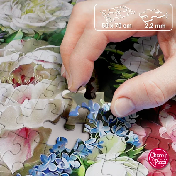 Puzzle 1000 elementów. Bukiet glamour 30134