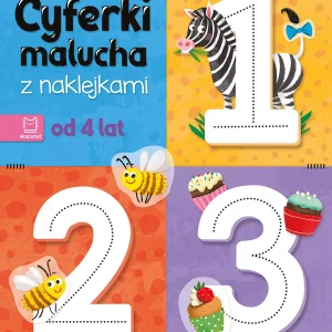 Cyferki malucha z naklejkami. Od 4 lat