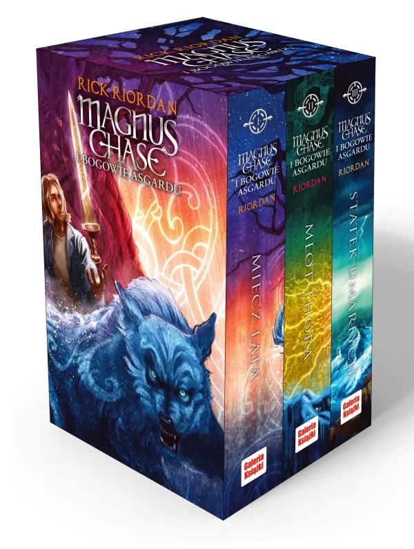 Pakiet Magnus Chase i bogowie Asgardu. Magnus Chase i bogowie Asgardu. Tomy 1-3 wyd. 2023