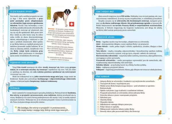 Psie troski - lekturnik - wypisy szkolne
