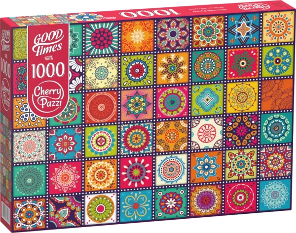 Puzzle 1000 elementów. Ozdobne kwadraty 30677