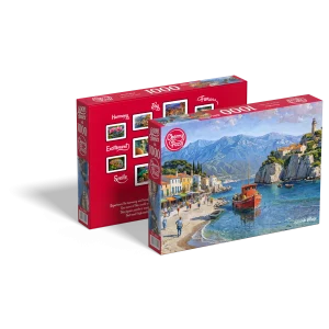 Puzzle 1000 elementów. Wioska nadmorska 30912