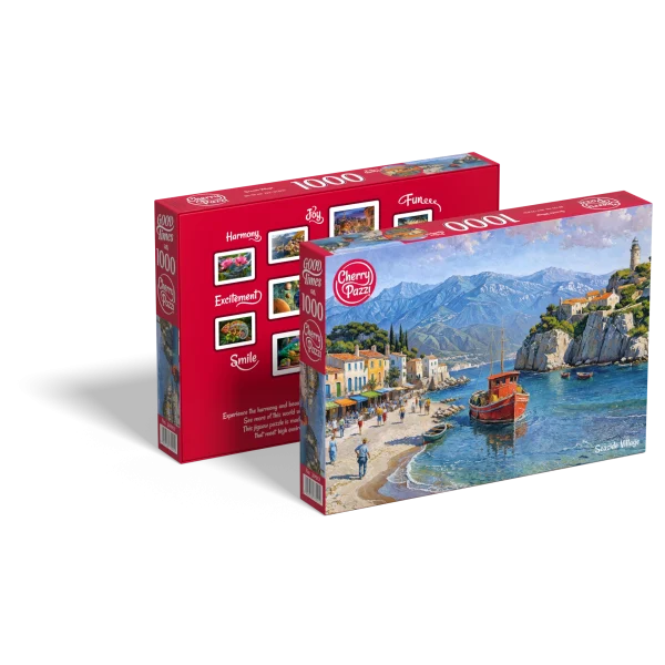 Puzzle 1000 elementów. Wioska nadmorska 30912