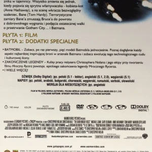 Batman | Mroczny Rycerz Powstaje | Premium Collection | 2 DVD | Christopher Nolan