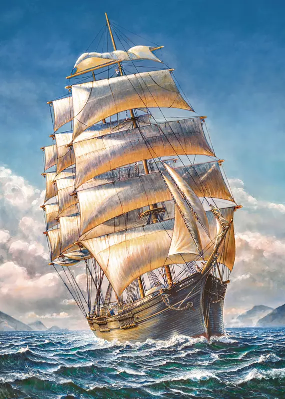 Puzzle 1000 elementów. Żeglowanie WR Grace 30448