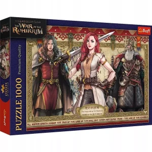 Puzzle 1000 Władca Pierścieni Wojna Rohirr. TREFL