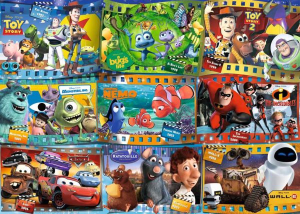 Puzzle 1000 elementów. Filmy Disney Pixar