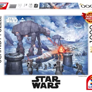 Puzzle 1000 elementów. Star Wars. Bitwa o Hoth - T. Kinkade