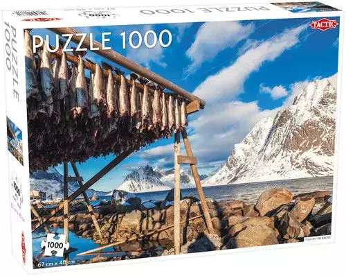 Puzzle 1000 elementów. Ryby na drążku
