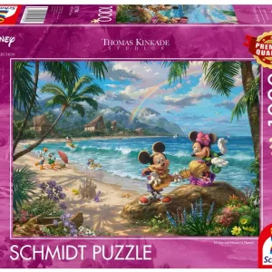 Puzzle 1000 Thomas Kinkade Miki&Minnie na Hawajach