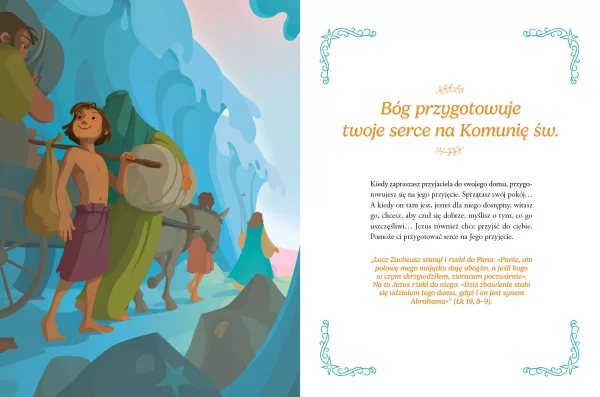 Jezus przychodzi do Ciebie. Książka na Pierwszą Komunię Świętą