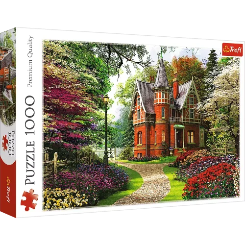 Puzzle 1000 elementów. Wiktoriański dom