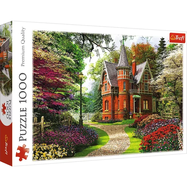 Puzzle 1000 elementów. Wiktoriański dom