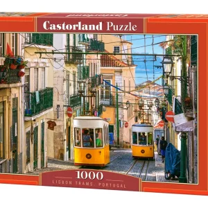 Puzzle 1000 elementów. Tramwaje w Lizbonie, Portugalia