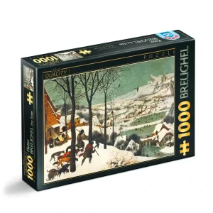 Puzzle 1000 elementów. Myśliwi na śniegu, Piotr Brueghel