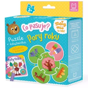 Co pasuje? Pory roku. Puzzle + książeczka