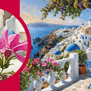 Puzzle 1000 elementów. Santorini Blues 30936