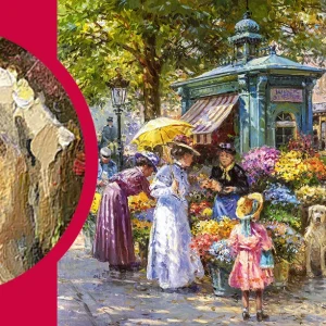 Puzzle 1000 elementów. Stoisko z kwiatami 30226