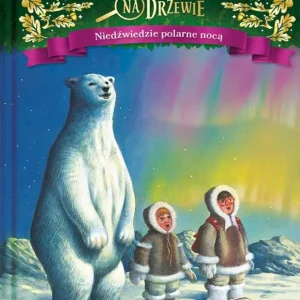 Magiczny domek na drzewie. Niedźwiedzie polarne nocą