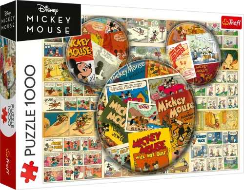 Puzzle 1000 elementów. Komiksowa Myszka Miki