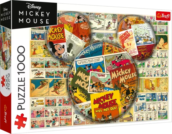 Puzzle 1000 elementów. Komiksowa Myszka Miki