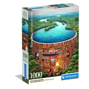 CLE puzzle 1000 Compact Bibliodame 39949