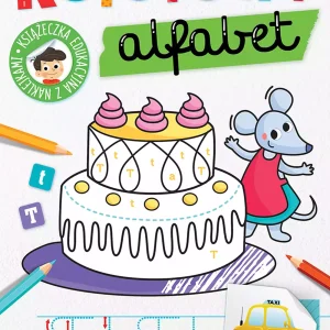 Kolorowy alfabet. Edukacyjna książeczka z naklejkami