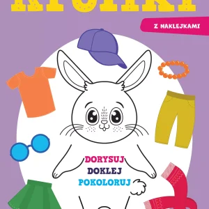 Kolorowanka-ubieranka. Króliki