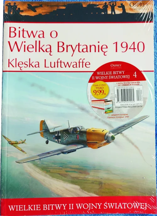 Wielkie bitwy II wojny światowej. Bitwa o Wielką Brytanię 1940 r. Klęska Luftwaffe + DVD