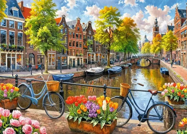 Puzzle 1000 elementów. Tulipany z Amsterdamu 30943
