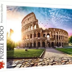 Puzzle 1000 elementów. Koloseum w promieniach słońca