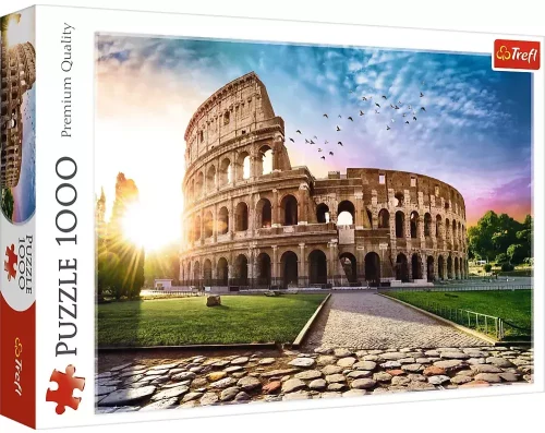 Puzzle 1000 elementów. Koloseum w promieniach słońca