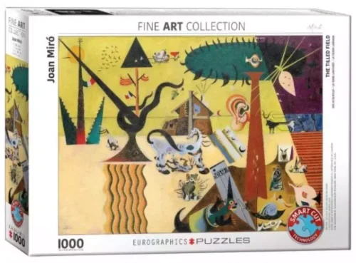 Puzzle 1000 elementów. Pole uprawne, Joan Miro