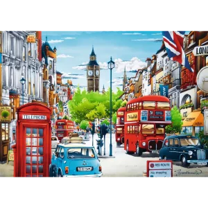 Puzzle 1000 elementów. Ulica Londynu