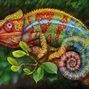 Puzzle 1000 elementów. Kameleon 30011