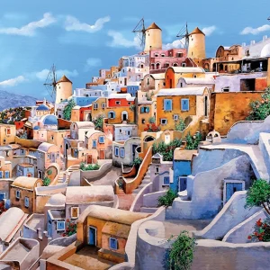 Puzzle 1000 elementów. Kolory Santorini 30035