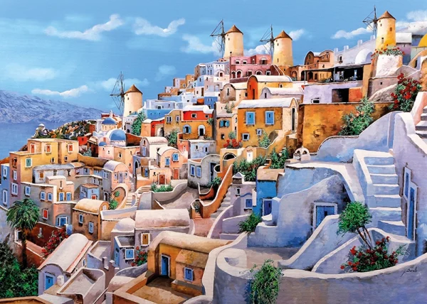 Puzzle 1000 elementów. Kolory Santorini 30035