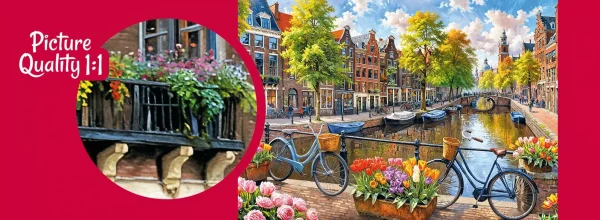 Puzzle 1000 elementów. Tulipany z Amsterdamu 30943