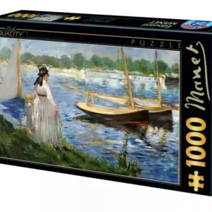 Puzzle 1000 elementów. Manet, Spacer nad jeziorem