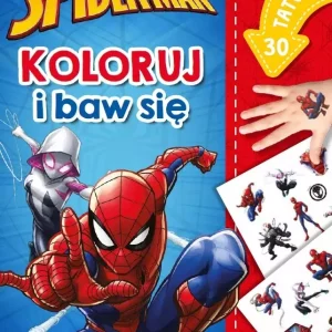 Koloruj i baw się. 30 tatuaży. Marvel Spider-Man
