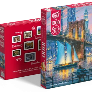 Puzzle 1000 elementów. Sen dwojga w Nowym Jorku 30288