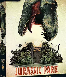 Puzzle 1000 elementów. Premium Plus. Park Jurajski