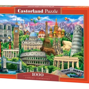 Puzzle 1000 elementów. Famous Landmarks